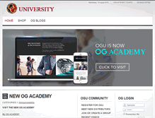 Tablet Screenshot of oguniversity.com